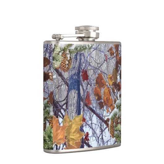 Eerste sneeuwwintercamouflage stijl heupfles (Rechts)