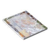 Eerste sneeuwwintercamouflage stijl notitieblok (Schuin)