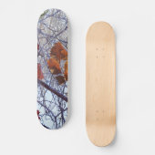 Eerste sneeuwwintercamouflage stijl persoonlijk skateboard (Voorkant)