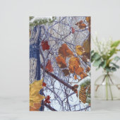 Eerste sneeuwwintercampagne briefpapier (Staand voorkant)