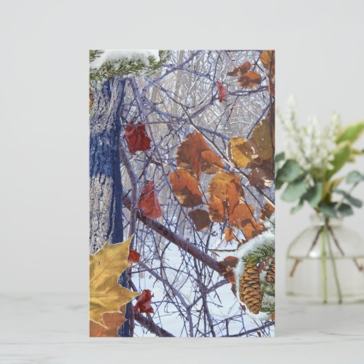 Eerste sneeuwwintercampagne briefpapier (Staand voorkant)