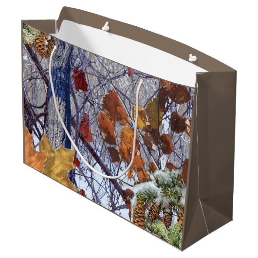 Eerste sneeuwwintercampagne groot cadeauzakje (Achterkant Gekanteld)