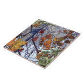 Eerste sneeuwwintercampagne tegeltje (Zijkant)