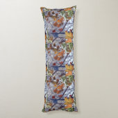 Eerste sneeuwwinterscène Camouflage schilderen Lichaamskussen (Achterkant (Verticaal))