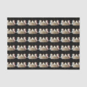 Eerste snowel Snowman tissuepapier (Voorkant)