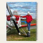 Eerste solo eenvoudig vliegtuig, gepersonaliseerde planner (Achterkant)