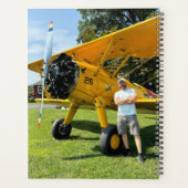 Eerste solo eenvoudig vliegtuig, gepersonaliseerde planner (Achterkant)