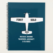 Eerste solo eenvoudig vliegtuig, gepersonaliseerde planner (Voorkant)