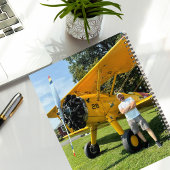 Eerste solo eenvoudig vliegtuig, gepersonaliseerde planner