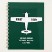 Eerste solo eenvoudig vliegtuig, gepersonaliseerde planner (Voorkant)