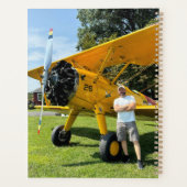 Eerste solo eenvoudig vliegtuig, gepersonaliseerde planner (Achterkant)