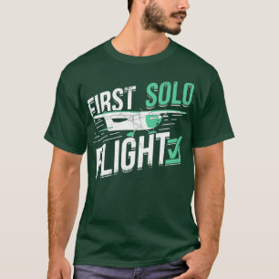 Eerste Solo Flight Pilot Gift T-shirt