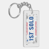 Eerste Solo Licentie Bord Sleutelhanger (Voorkant Links)