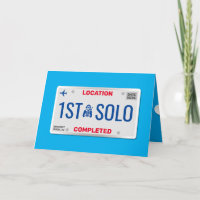 Eerste Solo-vlucht gefeliciteerd