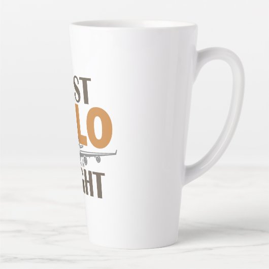 Eerste Solo-vlucht Latte Mok (Rechts)