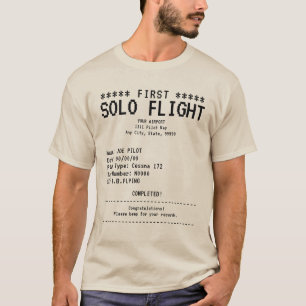Eerste Solo-vlucht T-Shirt