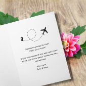 Eerste Solovlucht Studentpiloot Gefeliciteerd Kaart
