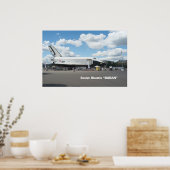 Eerste Sovjetshuttle Buran Poster (Keuken)