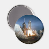 Eerste Space Shuttle start STS-1 Columbia Magneet (Voorkant / Achterkant)