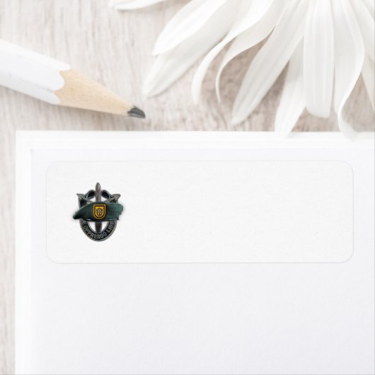 Eerste speciale groep retouradres label (Insitu)