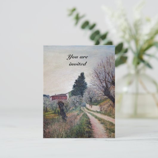 EERSTE SPRING IN TUSCANY KAART (Staand voorkant)