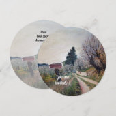 EERSTE SPRING IN TUSCANY LANDSCAPE KAART (Voorkant / Achterkant)