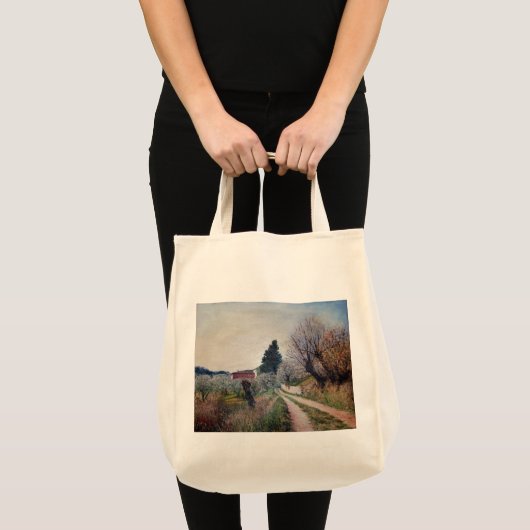 EERSTE SPRING IN TUSCANY LANDSCAPE TOTE BAG (Voorkant (product))