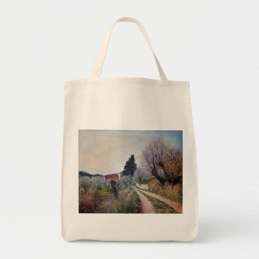 EERSTE SPRING IN TUSCANY LANDSCAPE TOTE BAG (Voorkant)