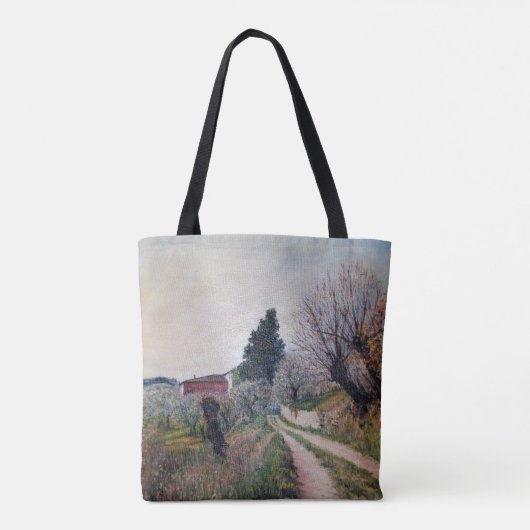 EERSTE SPRING IN TUSCANY LANDSCAPE TOTE BAG (Achterkant)