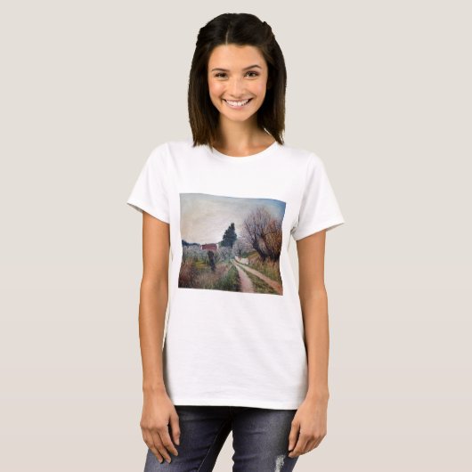 EERSTE SPRING IN TUSCANY T-SHIRT (Voorkant volledig)