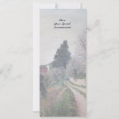 EERSTE SPRINGT TUSCANY LANDSCAPE Party Programme Kaart (Achterkant)