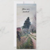 EERSTE SPRINGT TUSCANY LANDSCAPE Party Programme Kaart (Voorkant)