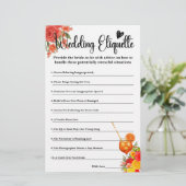 Eerste Spritz Liefde Etiquette Bijlagekaart (Staand voorkant)