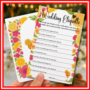 Eerste Spritz Liefde Etiquette Bijlagekaart