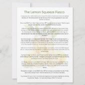 Eerste Spritz Links Rechts Vrijgezellenfeest Spelk Kaart (Voorkant)