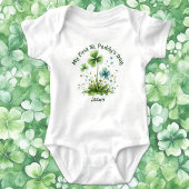 Eerste St. Paddy's Day-driljoenklaver Romper