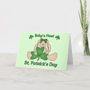 Eerste St. Patrick van de baby Dag Kaart