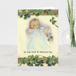 Eerste St. Patrick van het baby Dag die Gebed Kaart