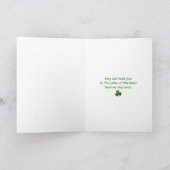 Eerste St. Patrick van het baby Dag die Gebed Kaart (Binnen)