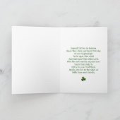 Eerste St. Patrick van het baby Dag die Gebed Kaart (Binnen)