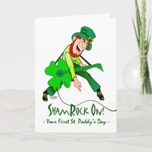 Eerste St. Patrick's Day, Rockster Leprechaun Kaart