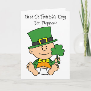 Eerste St Patrick's Day voor neef Kaart
