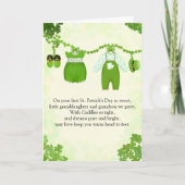 Eerste St. Patrick's Day voor tweeling Kaart (Voorkant)