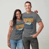 Eerste staat van de pontoon-toonboot kapitein t-shirt (Unisex)