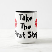 " Eerste stap " Mok (Midden)