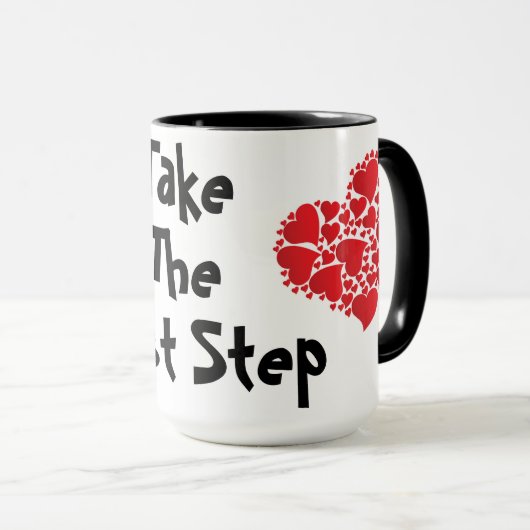 " Eerste stap " Mok (Voorkant rechts)