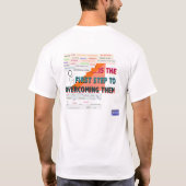 Eerste stap naar het overwinnen van T-Shirt (Achterkant)