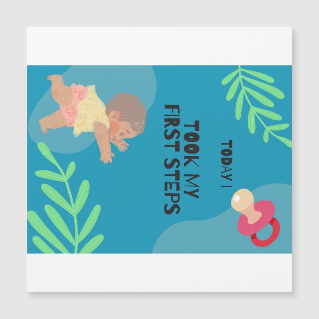 Eerste stap van de baby (Voorkant)