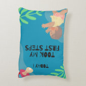 Eerste stap van de baby accent kussen (Achterkant (Verticaal))