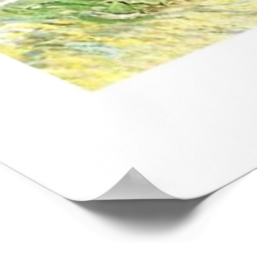 Eerste stappen 1890 Vincent van Gogh (1853-1890) Poster (Hoek)